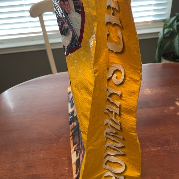 Durable plastic feed sack tote bag. - Picture 3 of 3